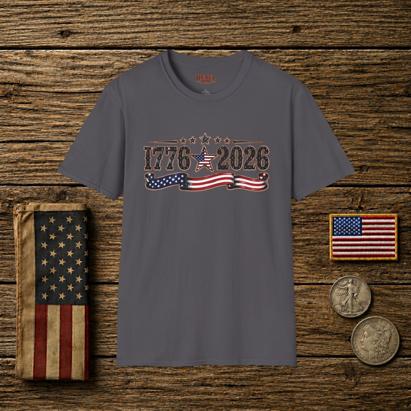1776 - 2026 Patriot  Adult Size T-Shirt