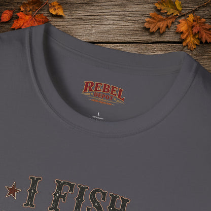 Fish Punching Frowned Upon  Adult Size T-Shirt