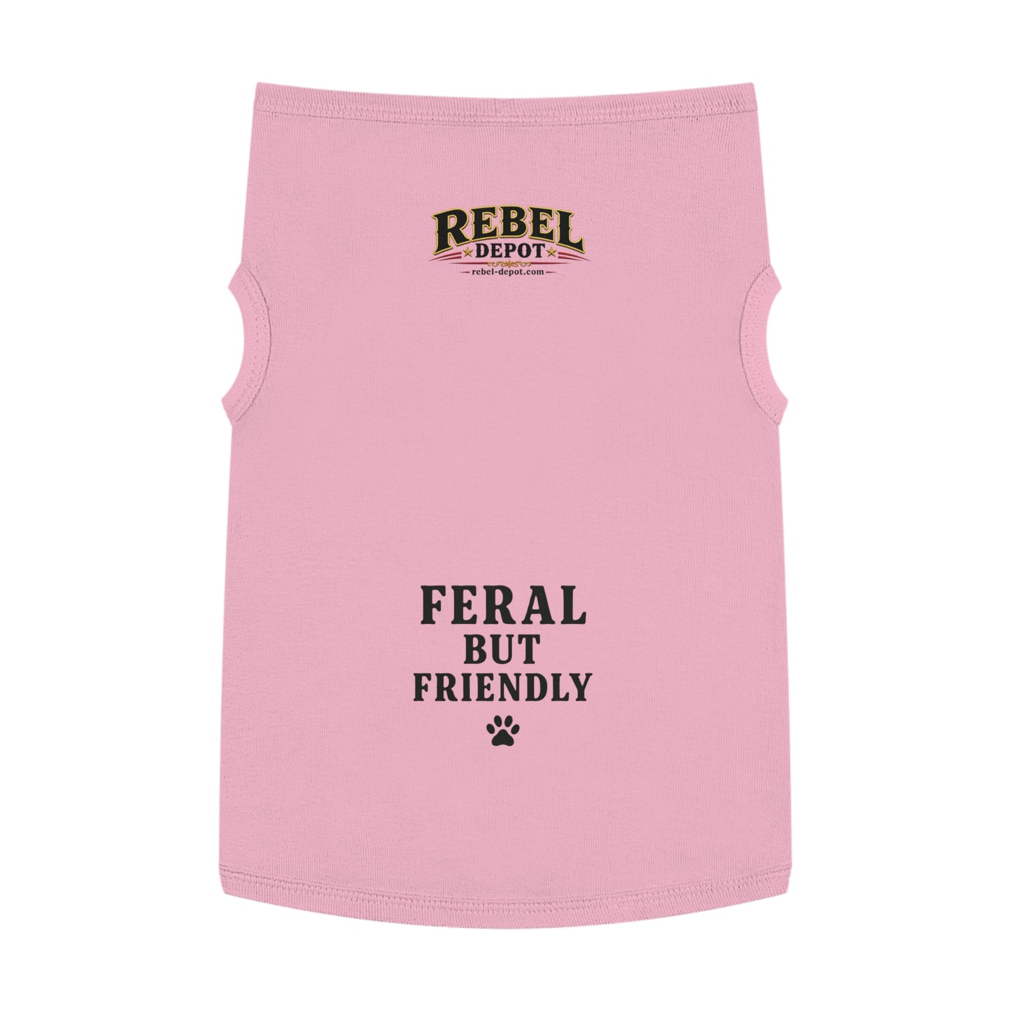 Feral But Friendly  Pet Tank Top