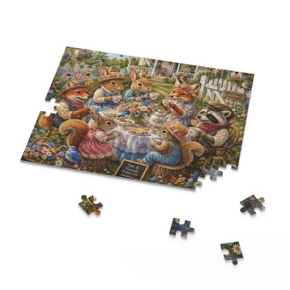 Country Tea Party  Puzzle (120, 252, 500-Piece)