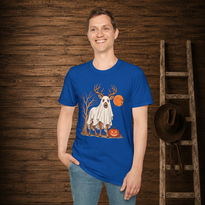 Patch Deer  Adult Size T-Shirt