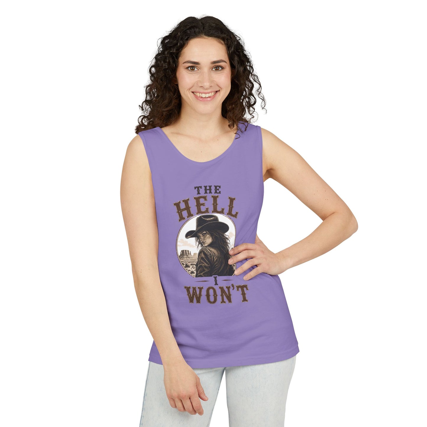 Hell I Won't   Adult Unisex Tank Top