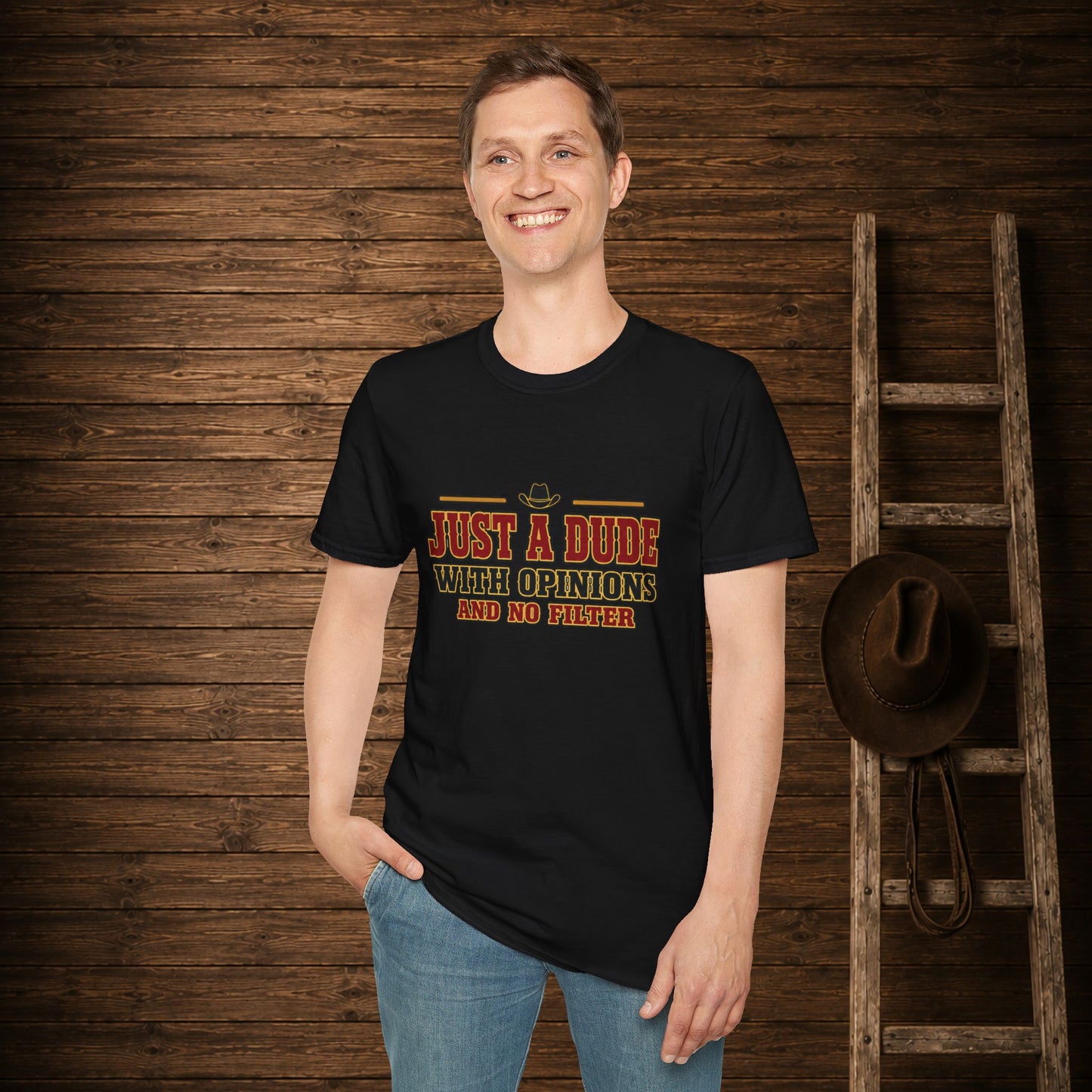 Just A Dude   Adult T-Shirt