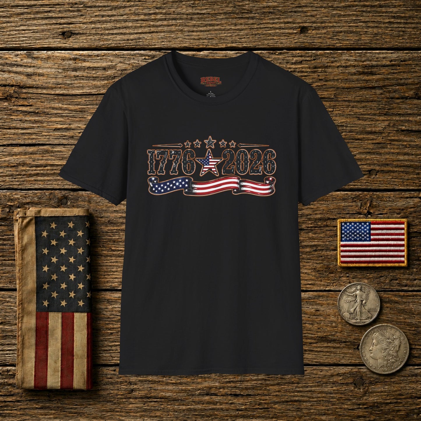 1776 - 2026 Patriot  Adult Size T-Shirt