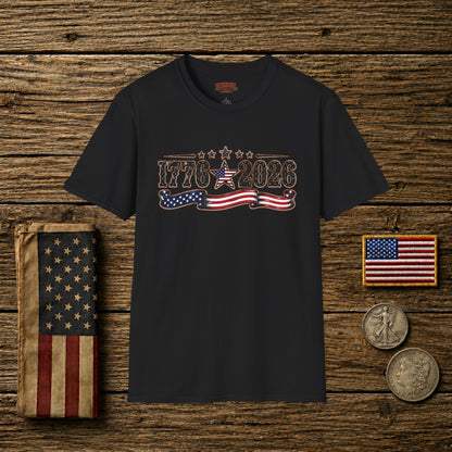 1776 - 2026 Patriot  Adult Size T-Shirt