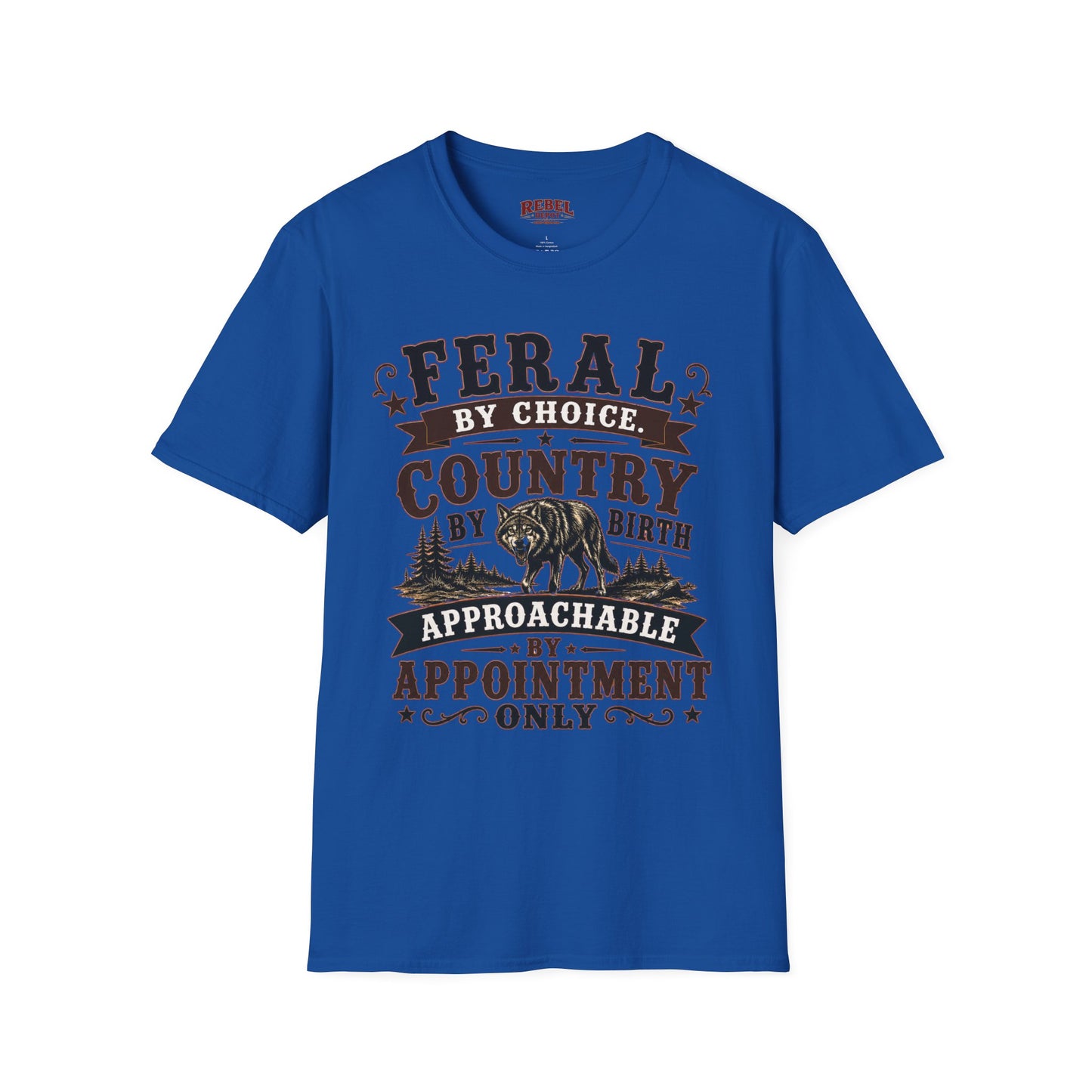 Feral By Choice  Adult Size T-Shirt