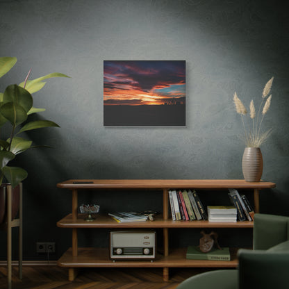 Country Sunset Matte Canvas Art