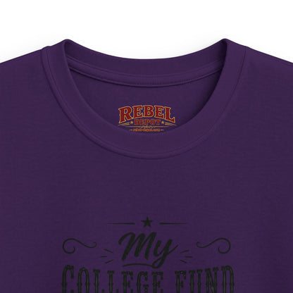My College Fund   Kids size T-Shirts