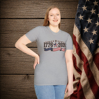 1776 - 2026 Patriot  Adult Size T-Shirt