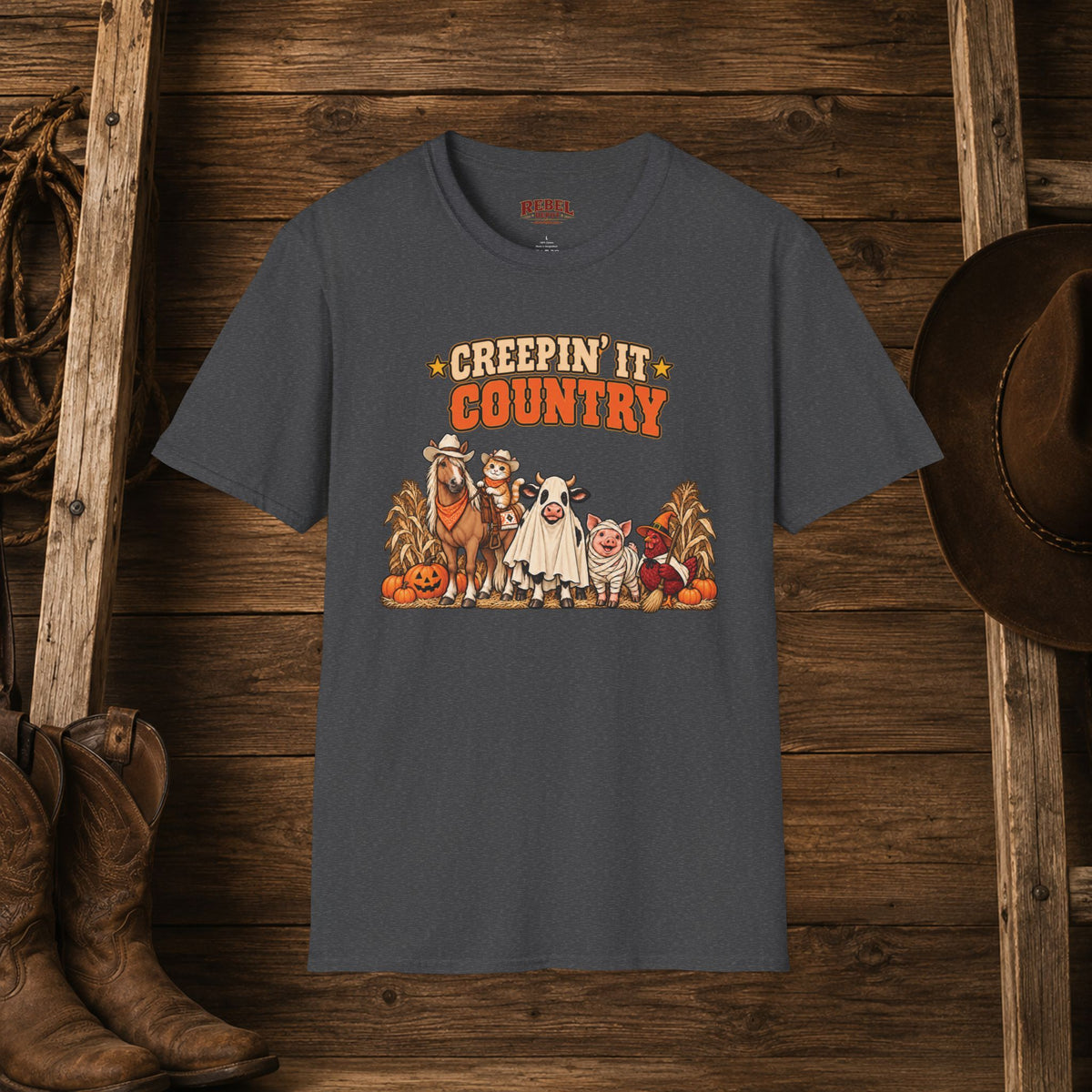 Creepin It Country   Adult Size T-Shirt