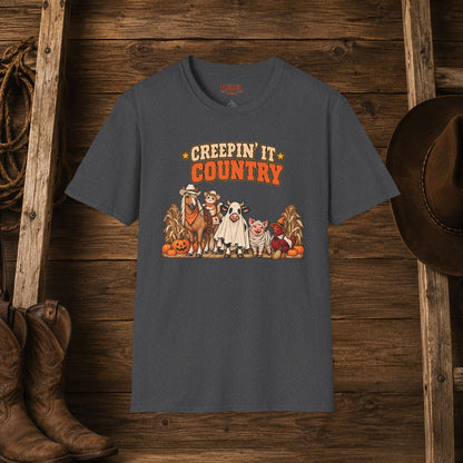 Creepin It Country   Adult Size T-Shirt