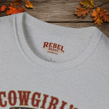 Cowgirls Reload  Adult T-Shirt