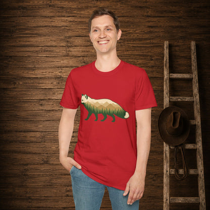 Wilderness Fox   Adult Size T-Shirt