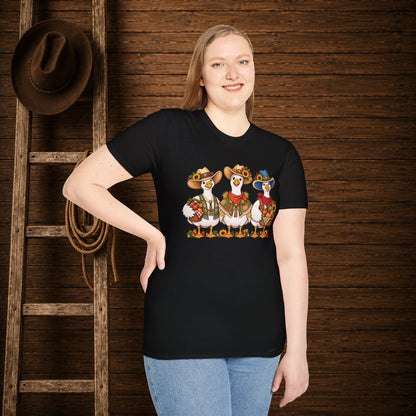 Fall Geese  Adult Size T-Shirt