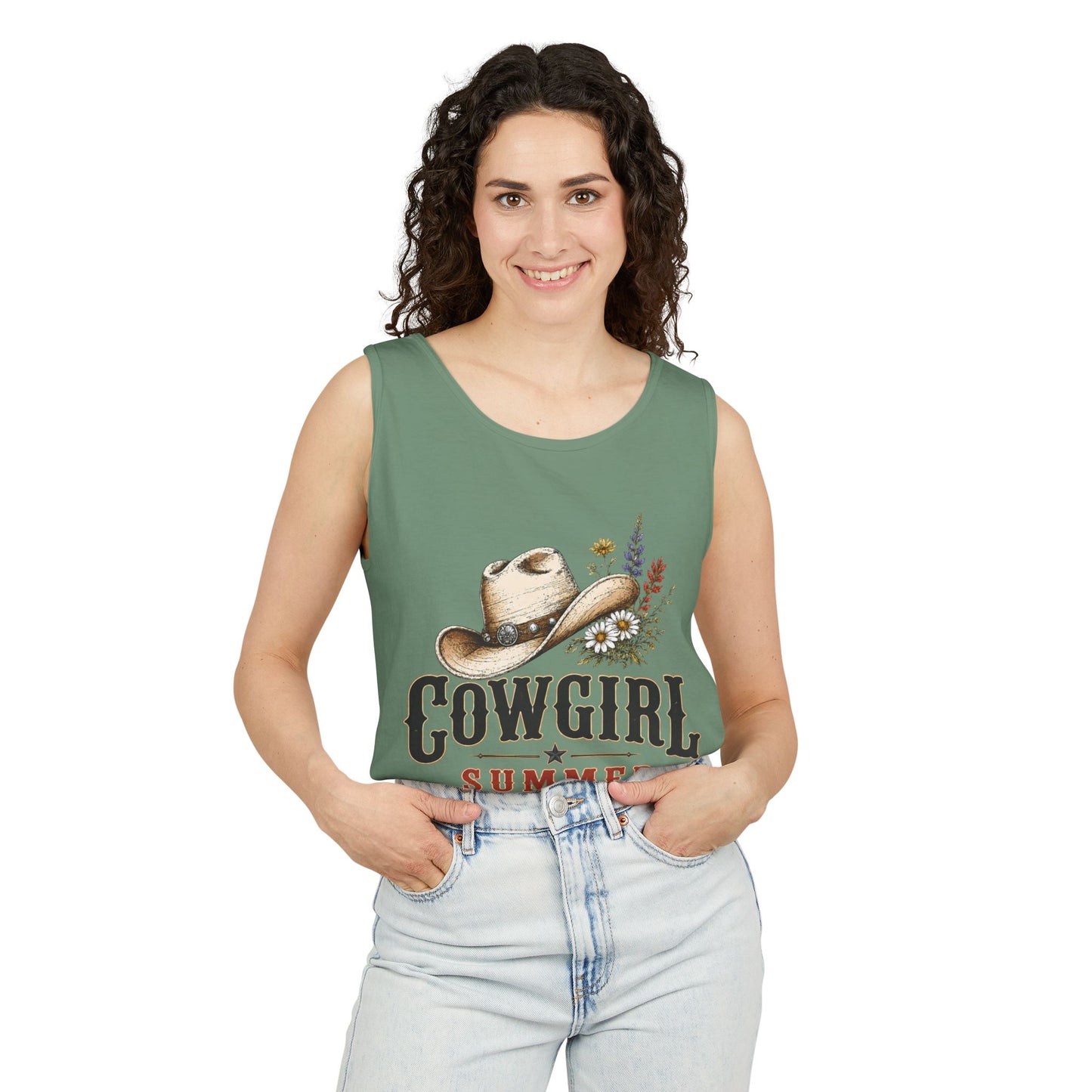 Cowgirl Summer   Adult Unisex Tank Top