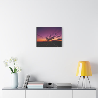 Backroad Sunset Matte Canvas