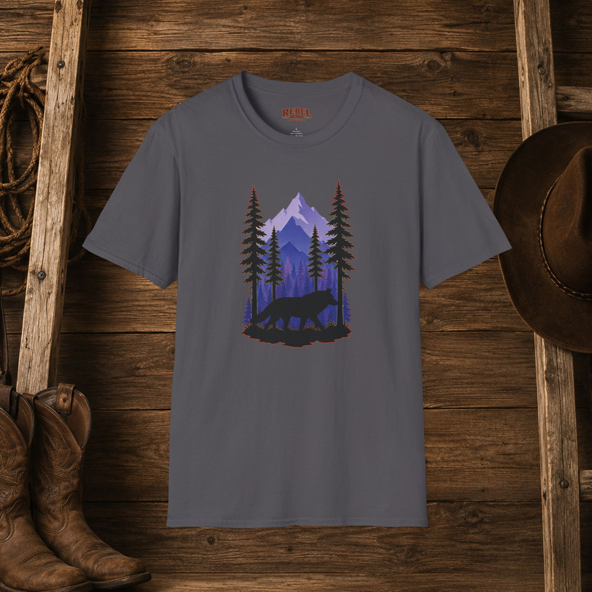 Twilight Wolf   Adult Size T-Shirt