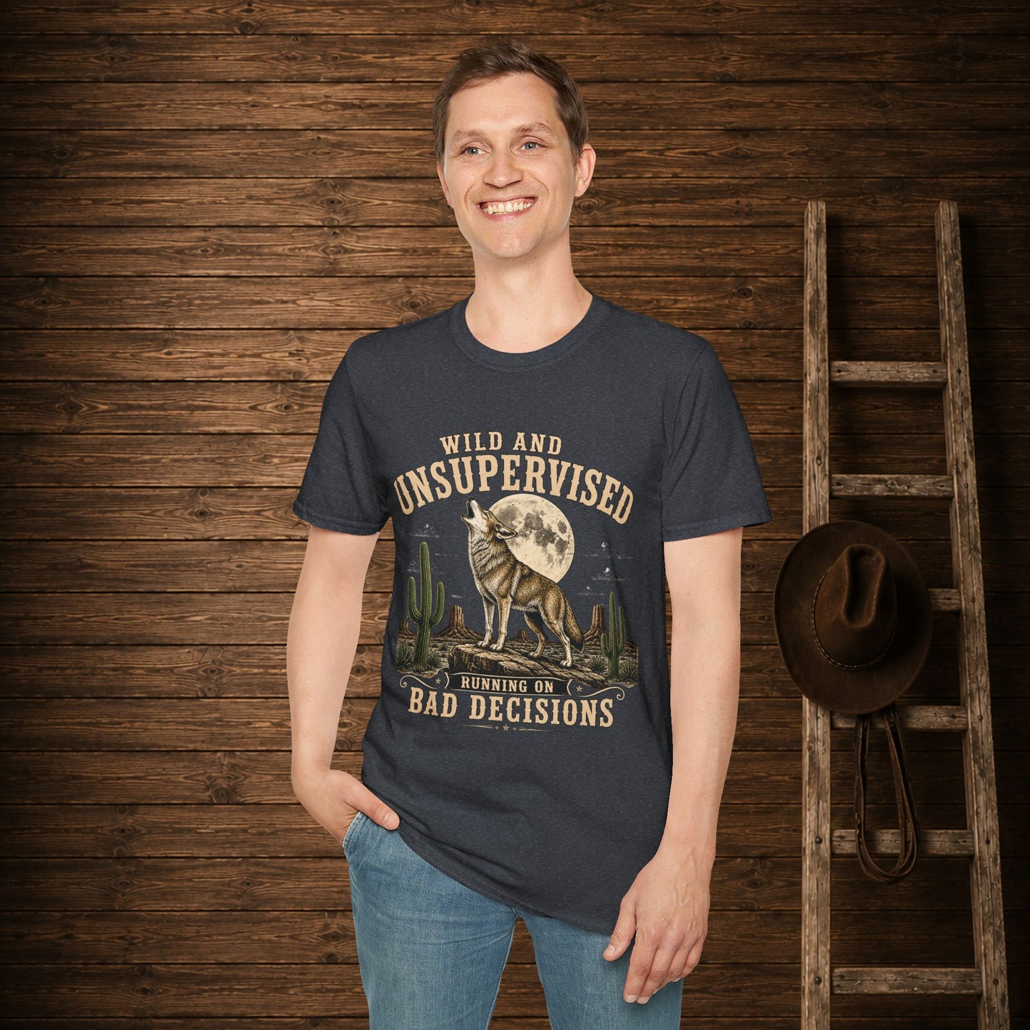 Wild and Unsupervised Cowboy T-Shirt
