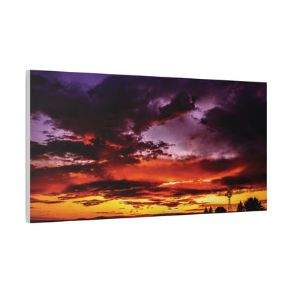 Ranch Sunset Matte Canvas Art