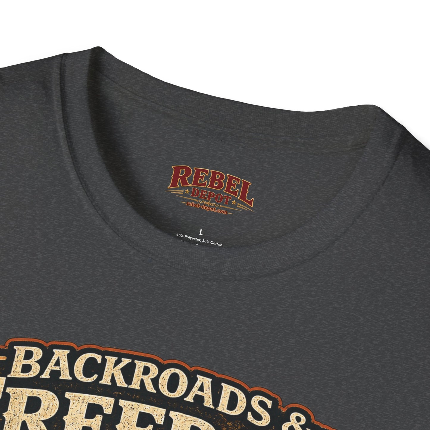 Backroads & Freedom  Adult Size T-Shirt