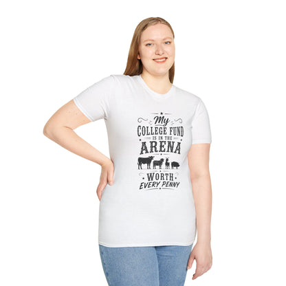 My College Fund  Adult Size T-Shirt