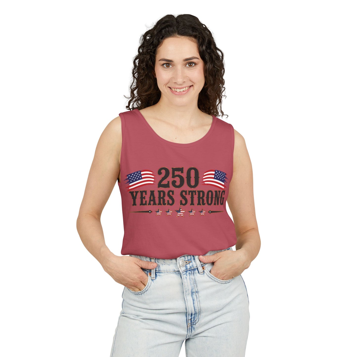 250 Years Strong   Adult Unisex Tank Top  *ON SALE 25% OFF AT CHECKOUT!*
