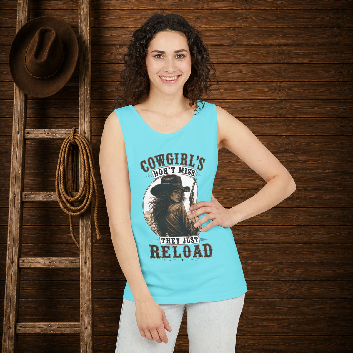 Cowgirls Reload  Adult Unisex Tank Top