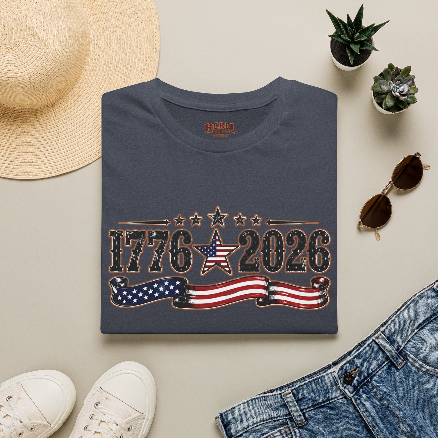 1776 - 2026 Patriot  Adult Size T-Shirt
