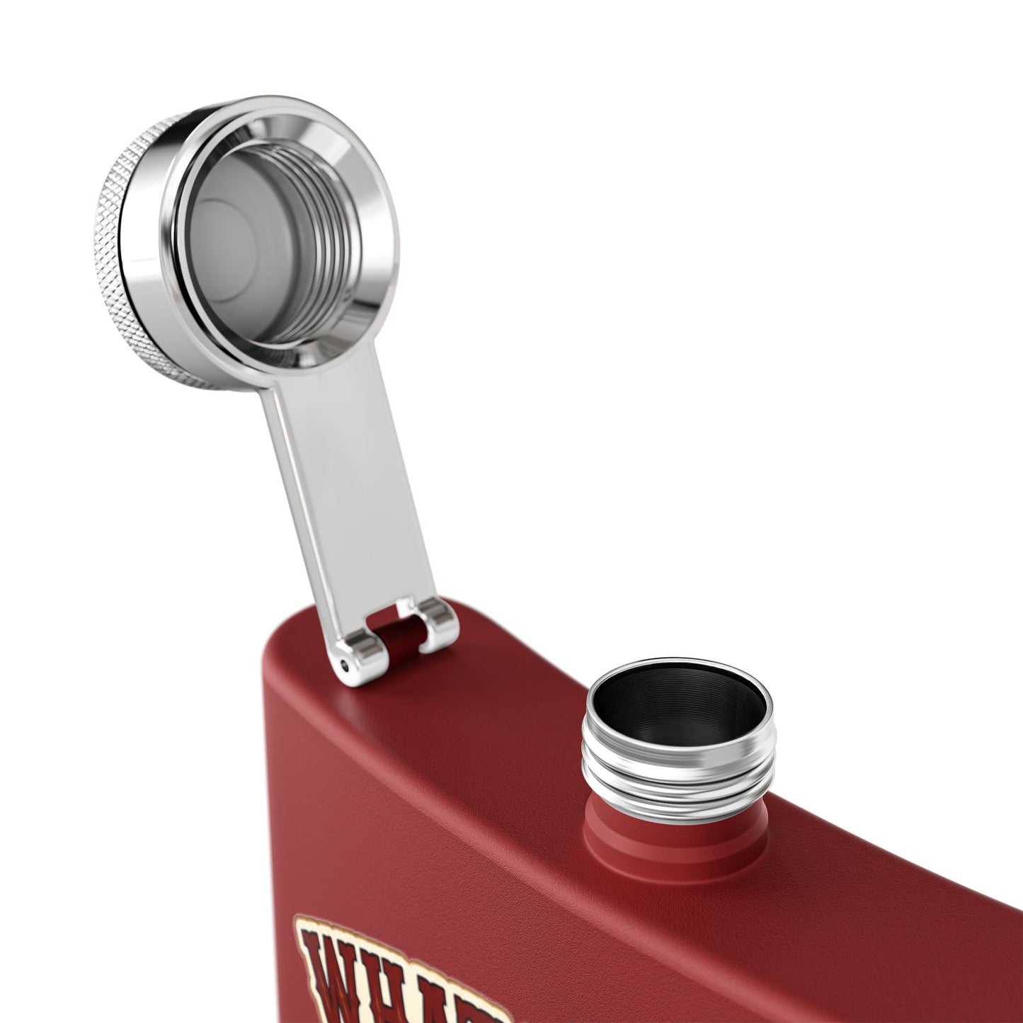 Happens At Campfire  Stainless Steel Flask, 6oz