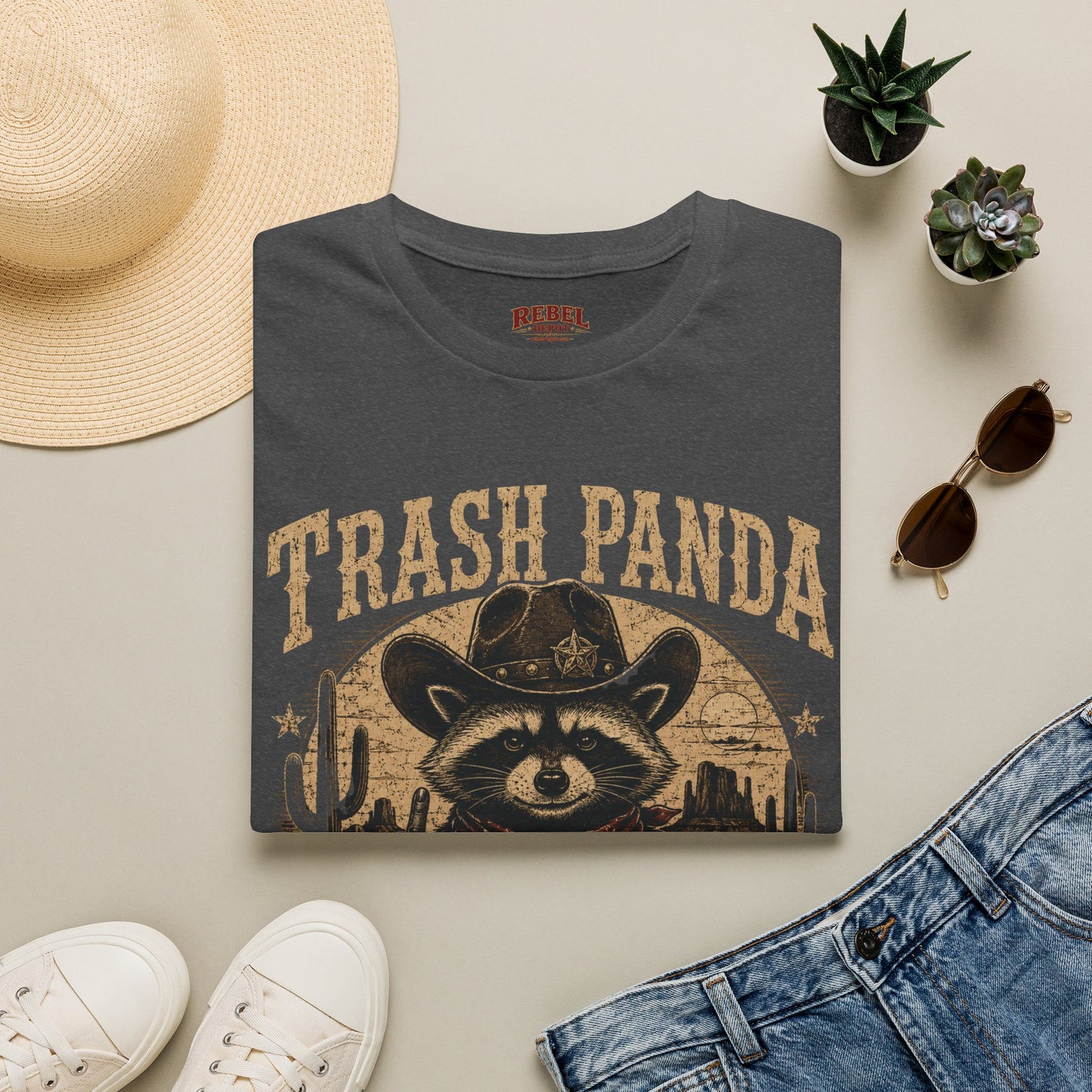 Trash Panda Outlaw (Offensive) Cowboy T-Shirt