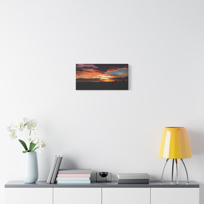 Country Sunset Matte Canvas Art