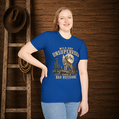 Wild and Unsupervised Cowboy T-Shirt