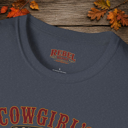 Cowgirls Reload  Adult T-Shirt