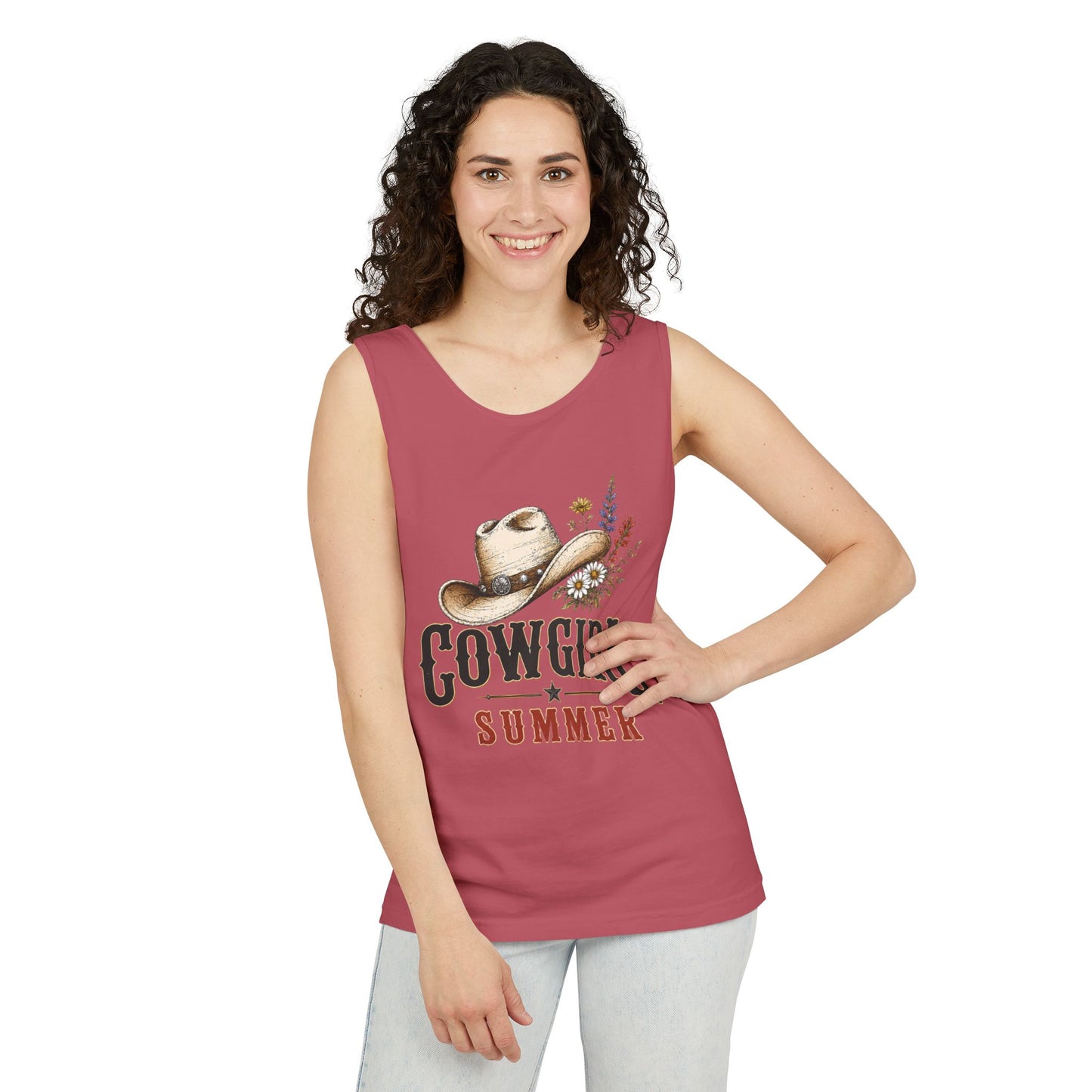 Cowgirl Summer   Adult Unisex Tank Top