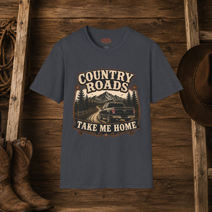 Country Roads Ford  Adult Size T-Shirt