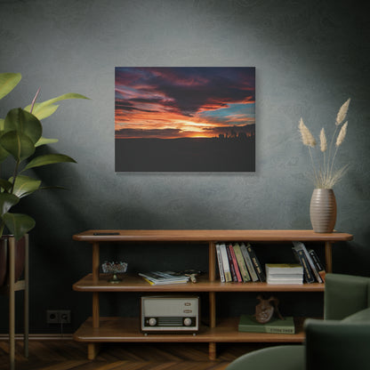 Country Sunset Matte Canvas Art