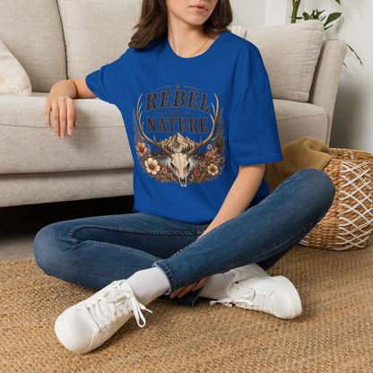 Rebel By Nature  Adult T-Shirt