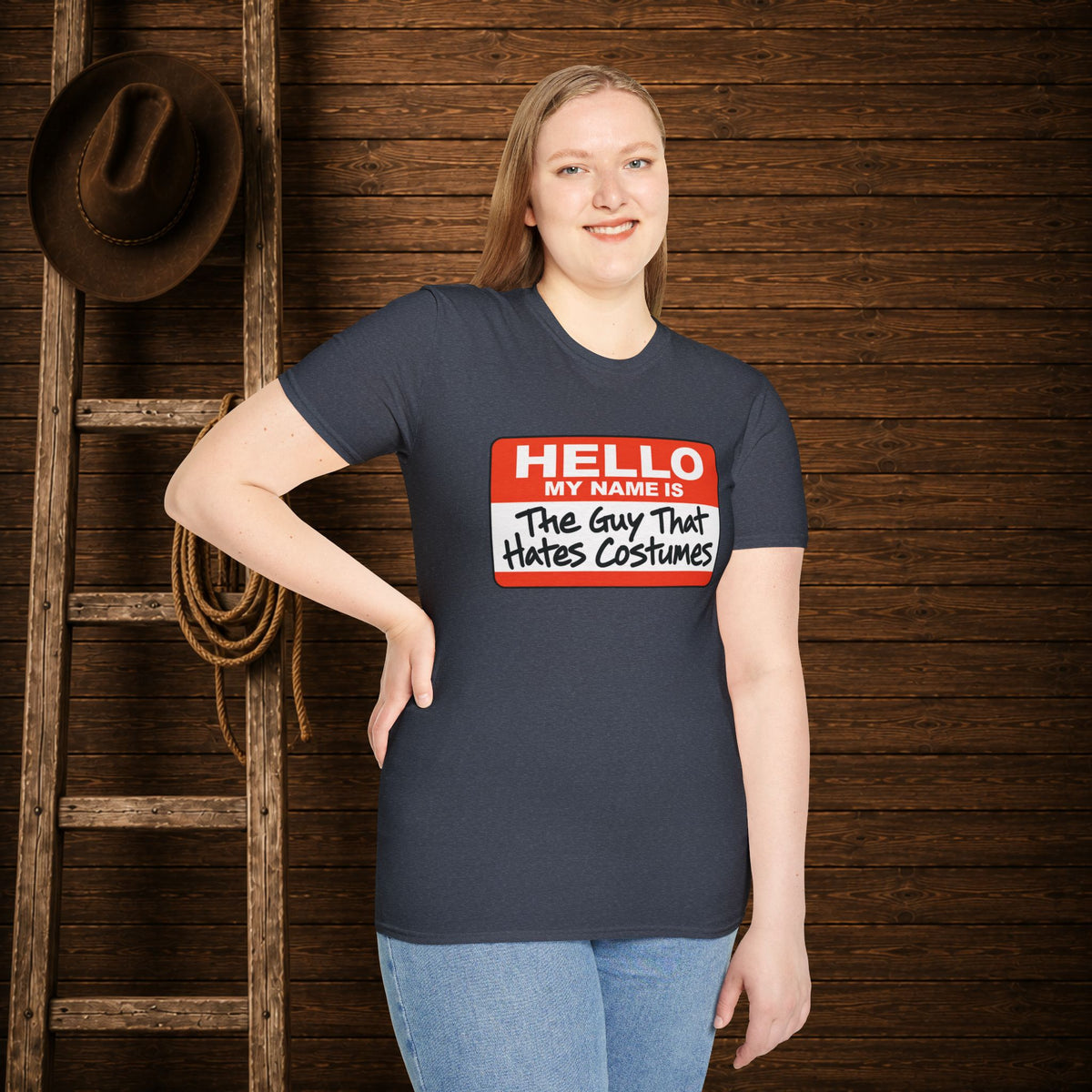 Guy That Hate's Costumes   Adult Size T-Shirt