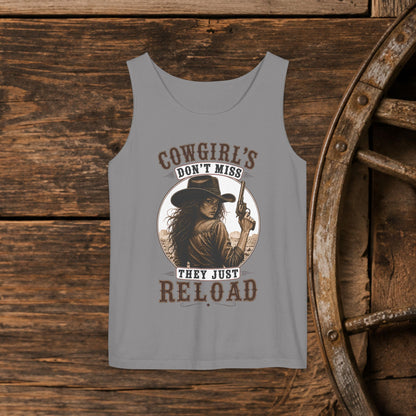 Cowgirls Reload  Adult Unisex Tank Top