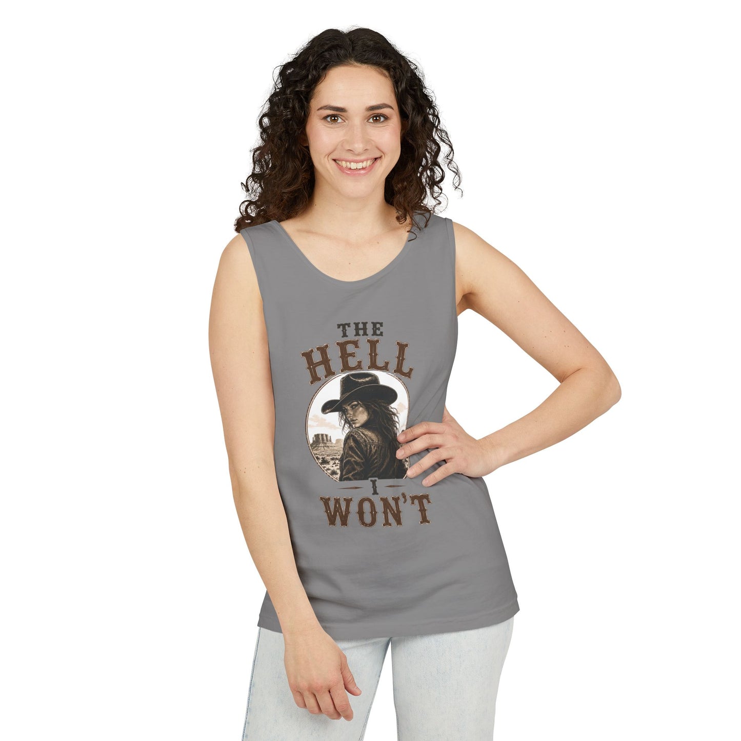 Hell I Won't   Adult Unisex Tank Top