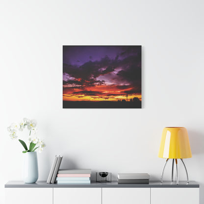 Ranch Sunset Matte Canvas Art