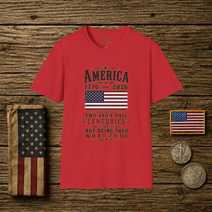America 1776-2026  Adult Size T-Shirt