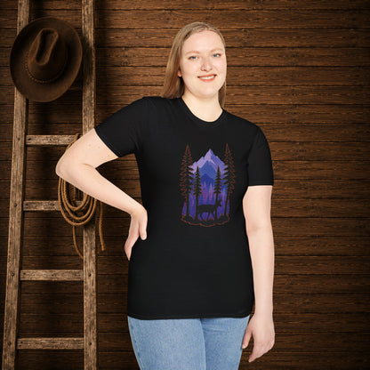 Twilight Pronghorn   Adult Size T-Shirt