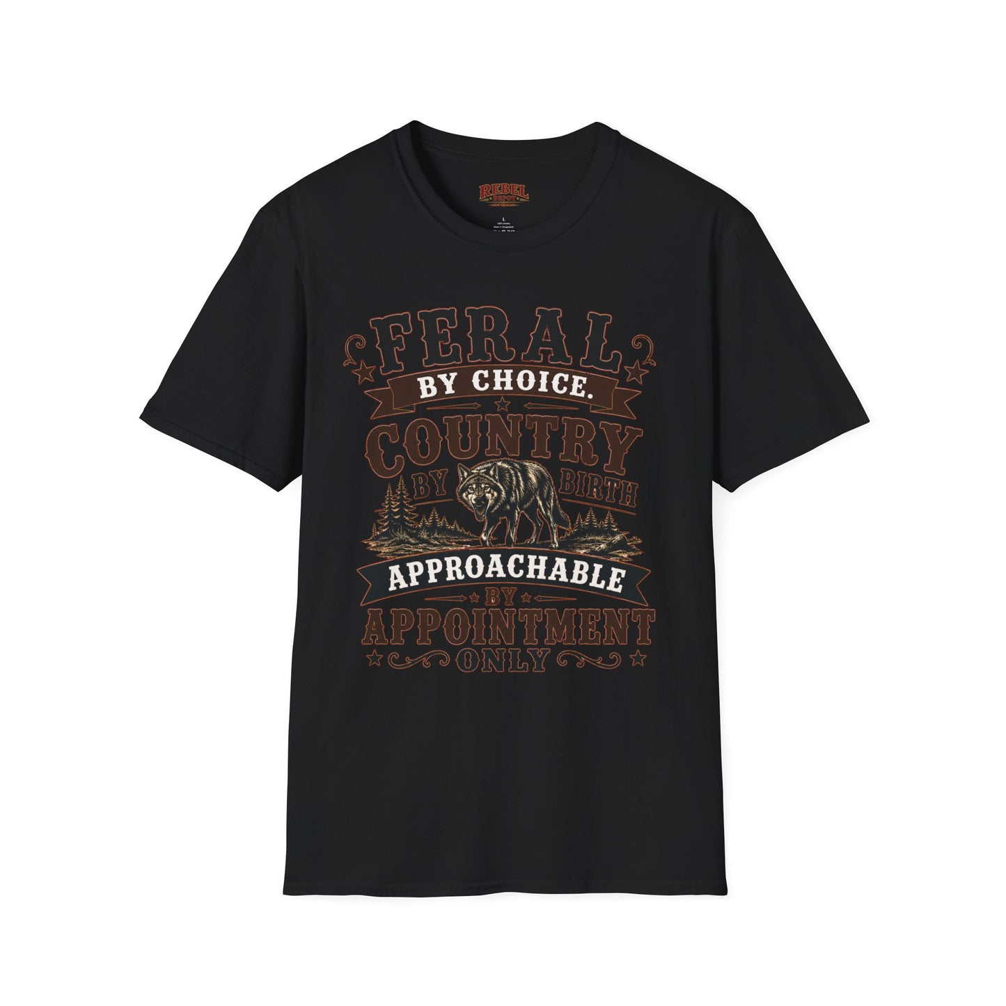 Feral By Choice  Adult Size T-Shirt