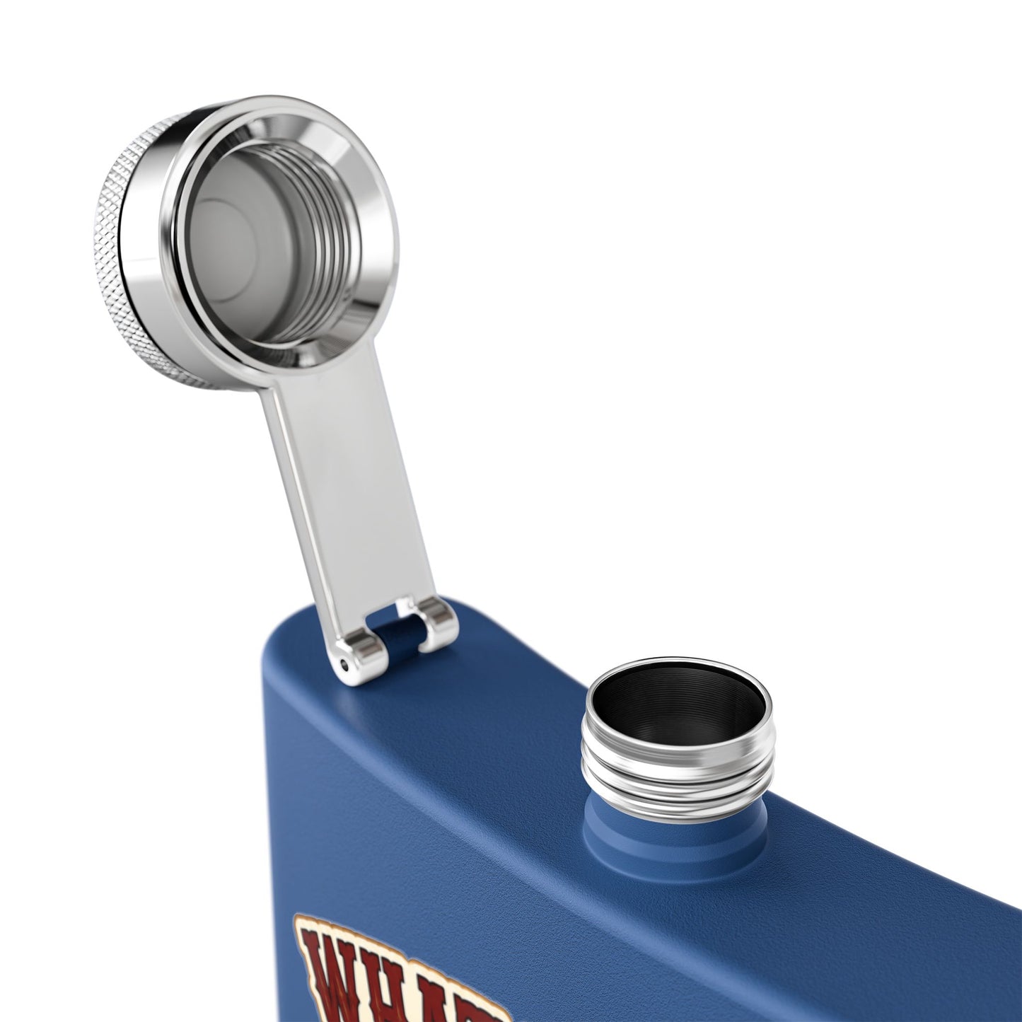 Happens At Campfire  Stainless Steel Flask, 6oz