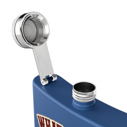 Happens At Campfire  Stainless Steel Flask, 6oz