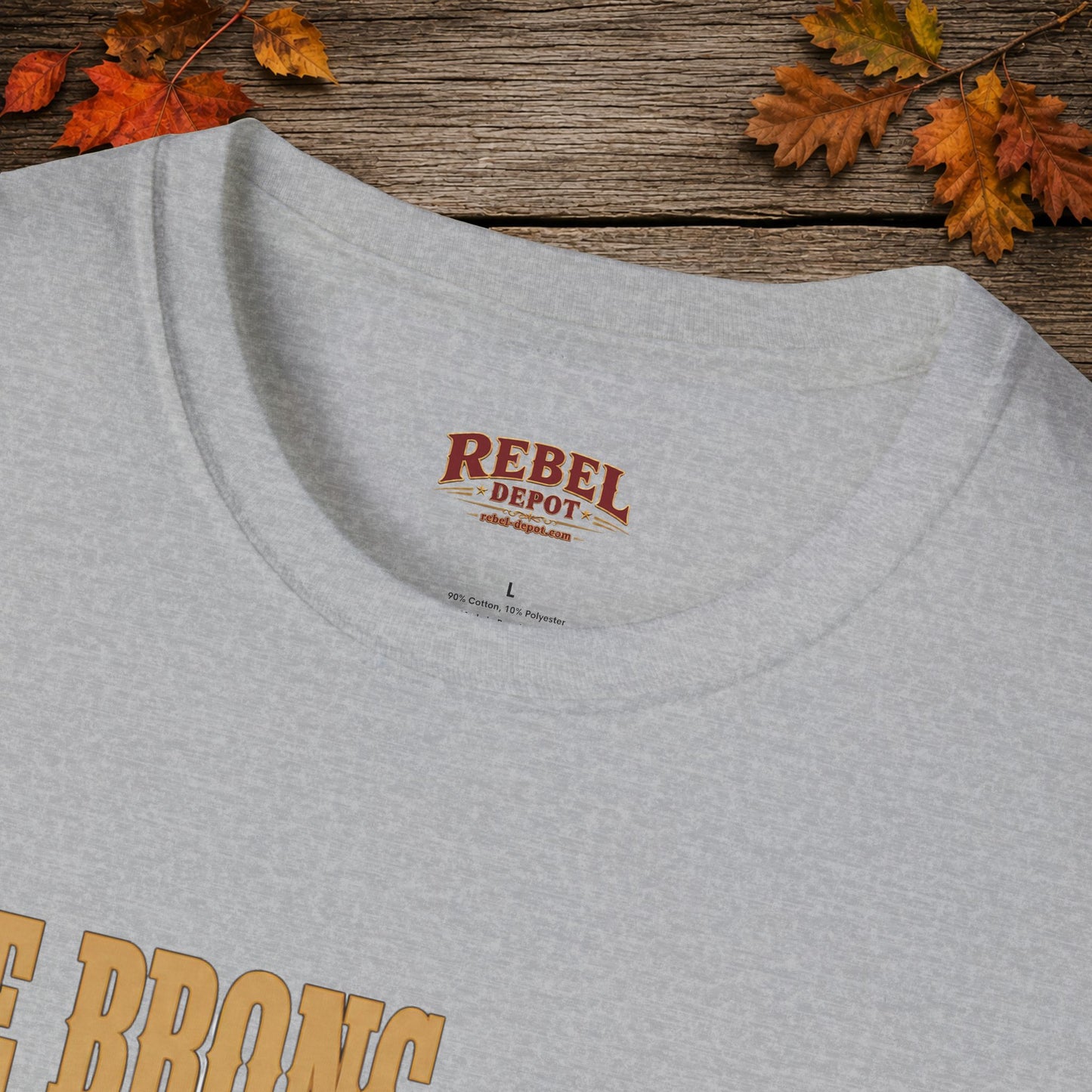 Bronc Ran Out Of Time (Front)  Adult T-Shirt