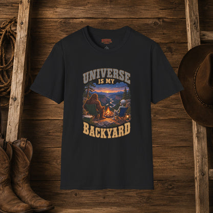 Universe Is My Backyard   Adult Size T-Shirt