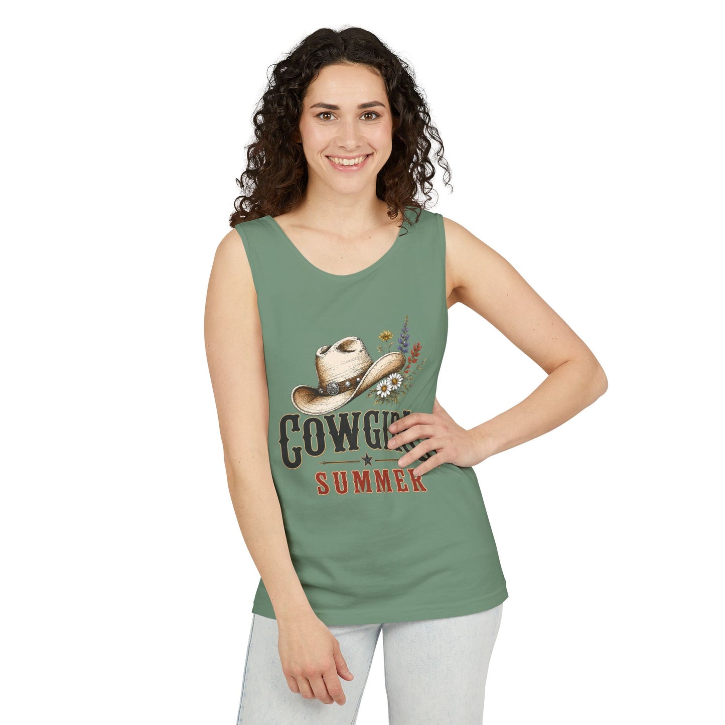 Cowgirl Summer   Adult Unisex Tank Top