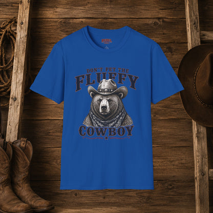 Don't Pet the Fluffy Cowboy  Adult T-Shirt
